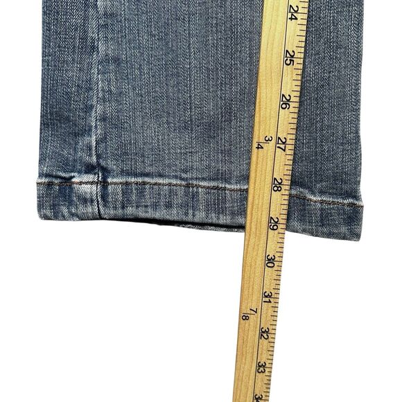 Copper Rivet Bootcut Jeans Juniors Size 5/6M Medium Wash Stretch Denim Y2K Style - Picture 14 of 15